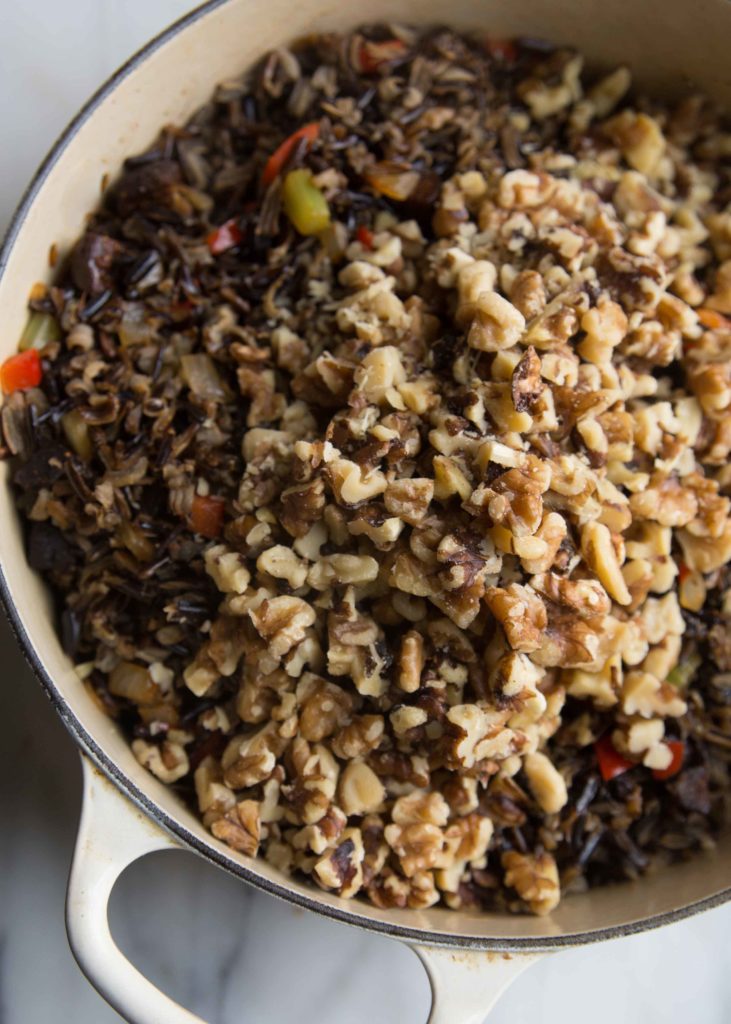 For the holidays, include Thanksgiving sides for diabetics. Feast on side dishes for diabetics like savory fig + wild rice dressing.