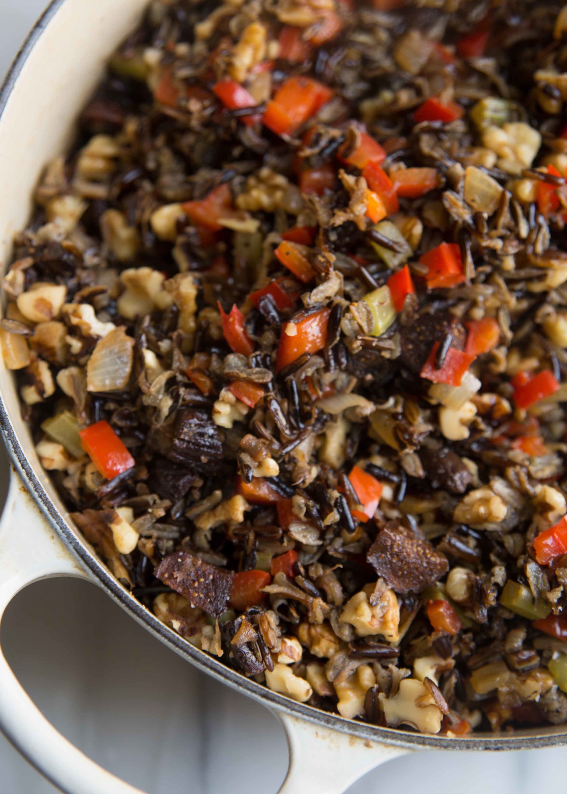 Side Dishes for Diabetics Savory Fig + Wild Rice Dressing