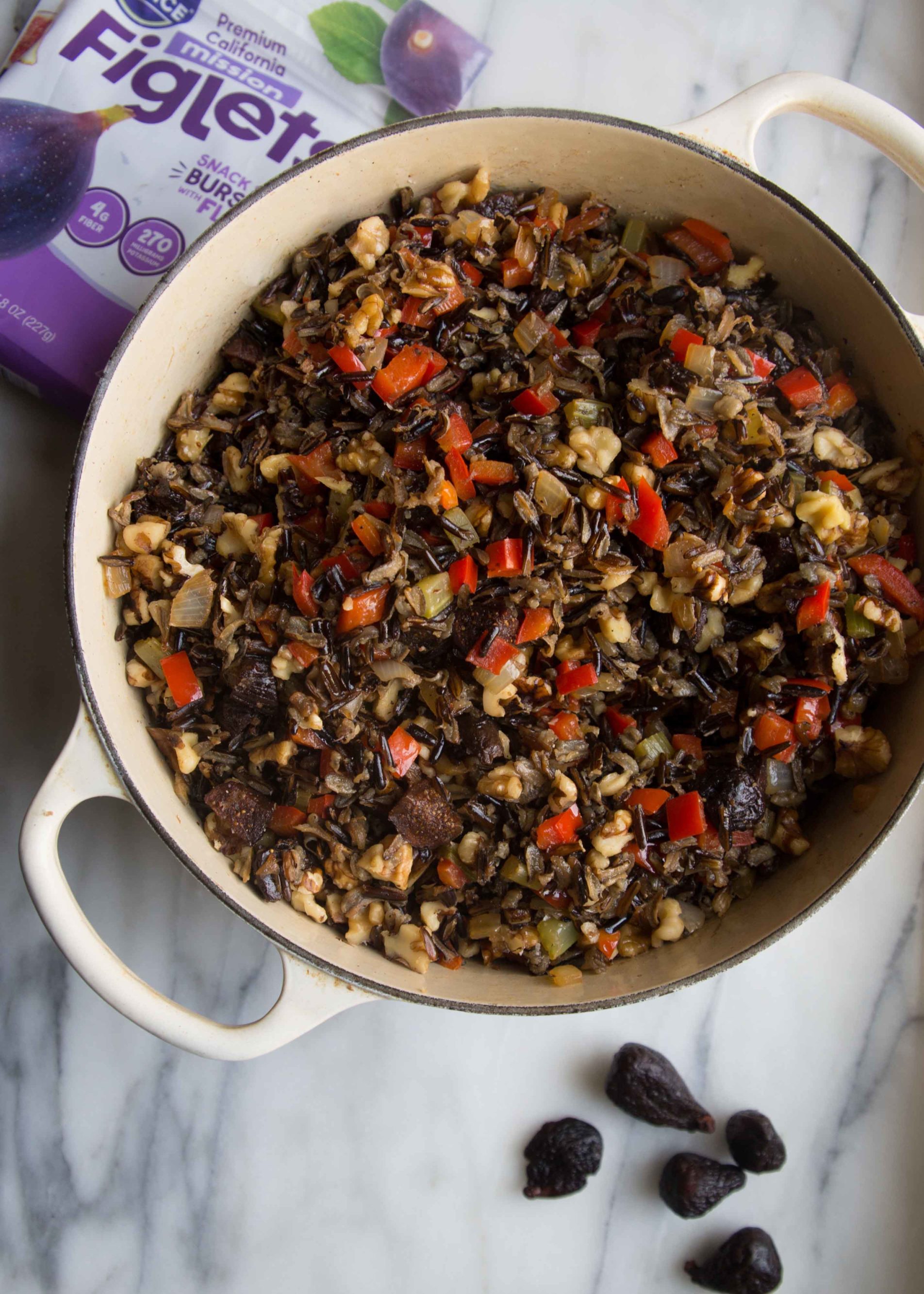 Side Dishes for Diabetics Savory Fig + Wild Rice Dressing