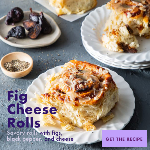savory fig cheese rolls