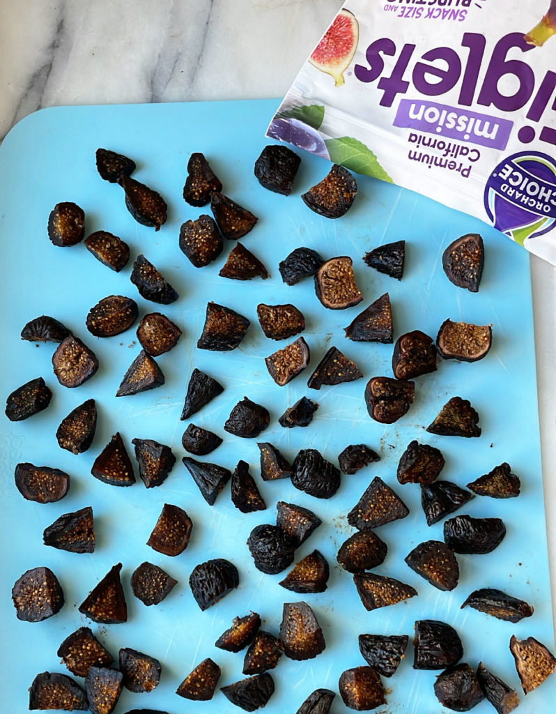 Chopped California Dried Mission Figs and bag of Orchard Choice figs