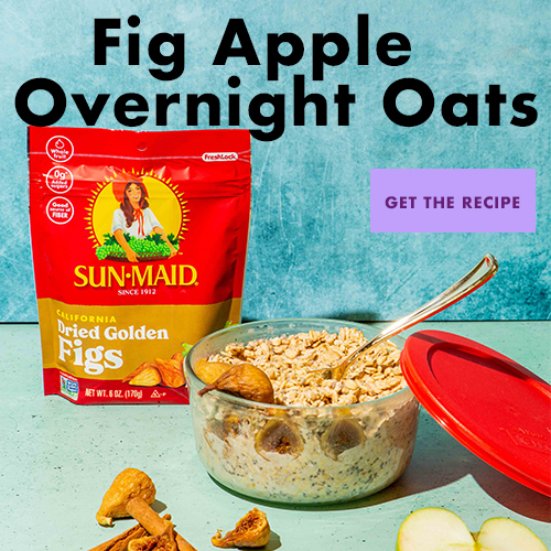 fig apple overnight oats