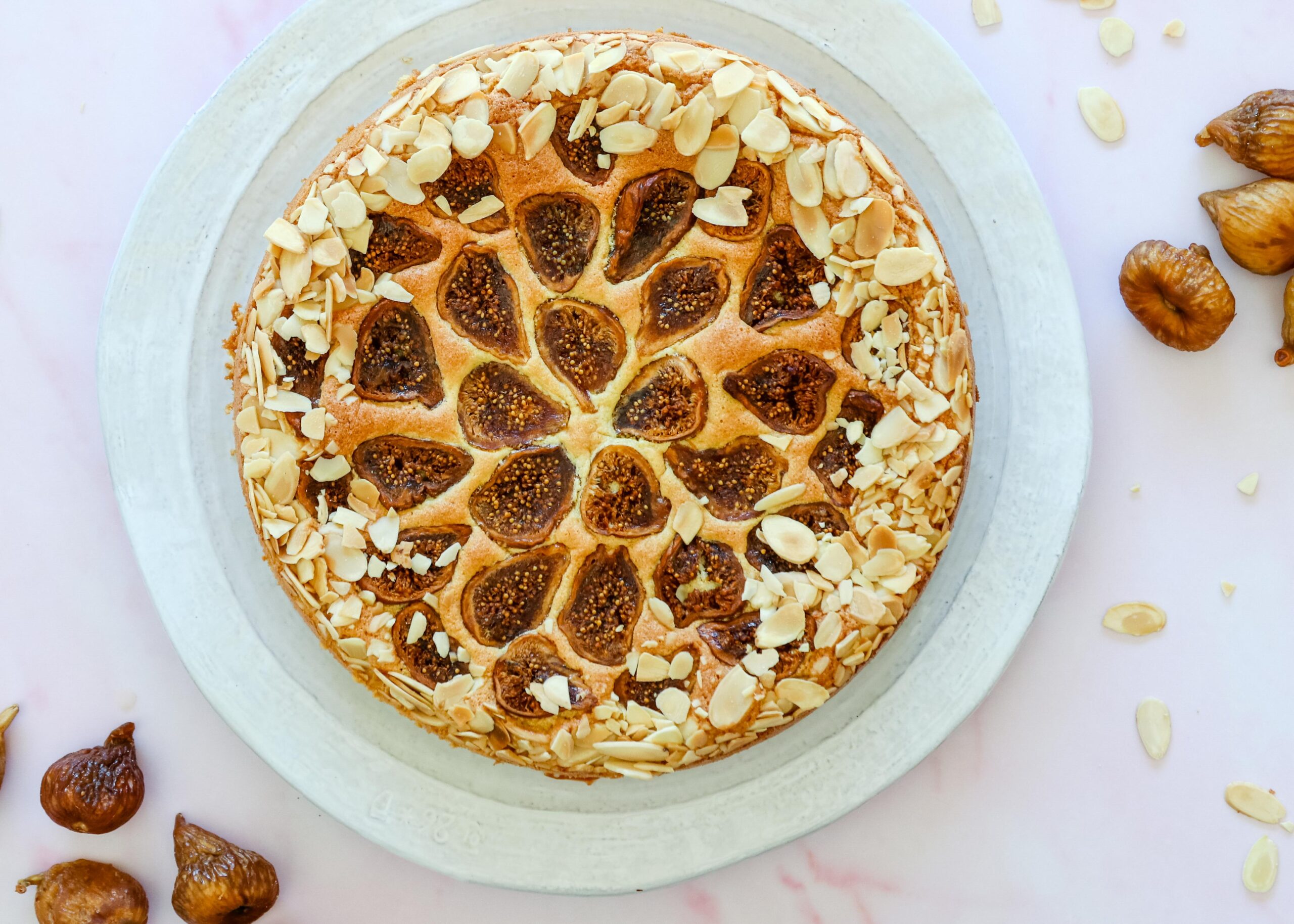 figgy flourless almond cake