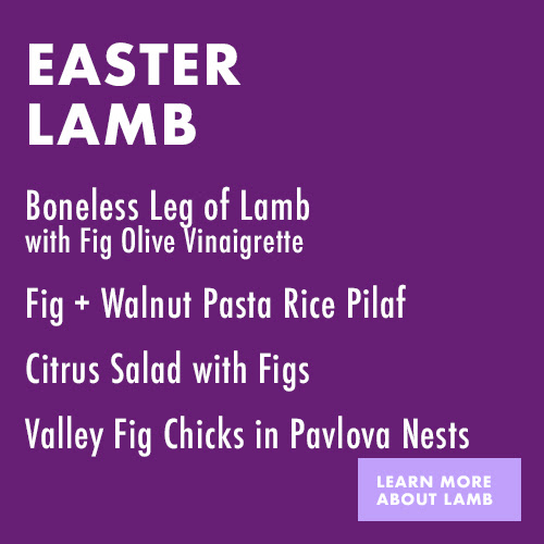 easter lamb menu graphic