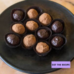 Learn how to make Alice Medrich's dark chocolate fig truffles with a surprise inside. Get her dipped chocolate truffle recipe here.