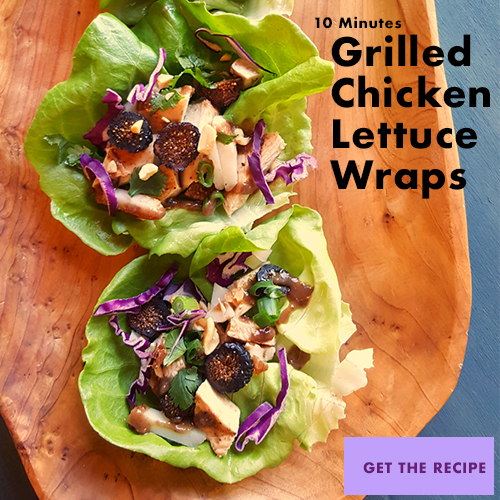 grilled chicken lettuce wraps