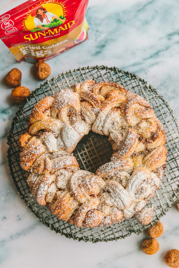 Golden Fig monkey bread is the special occasion bake for memorable mornings. Pull-apart croissant monkey bread is full of flaky layers.