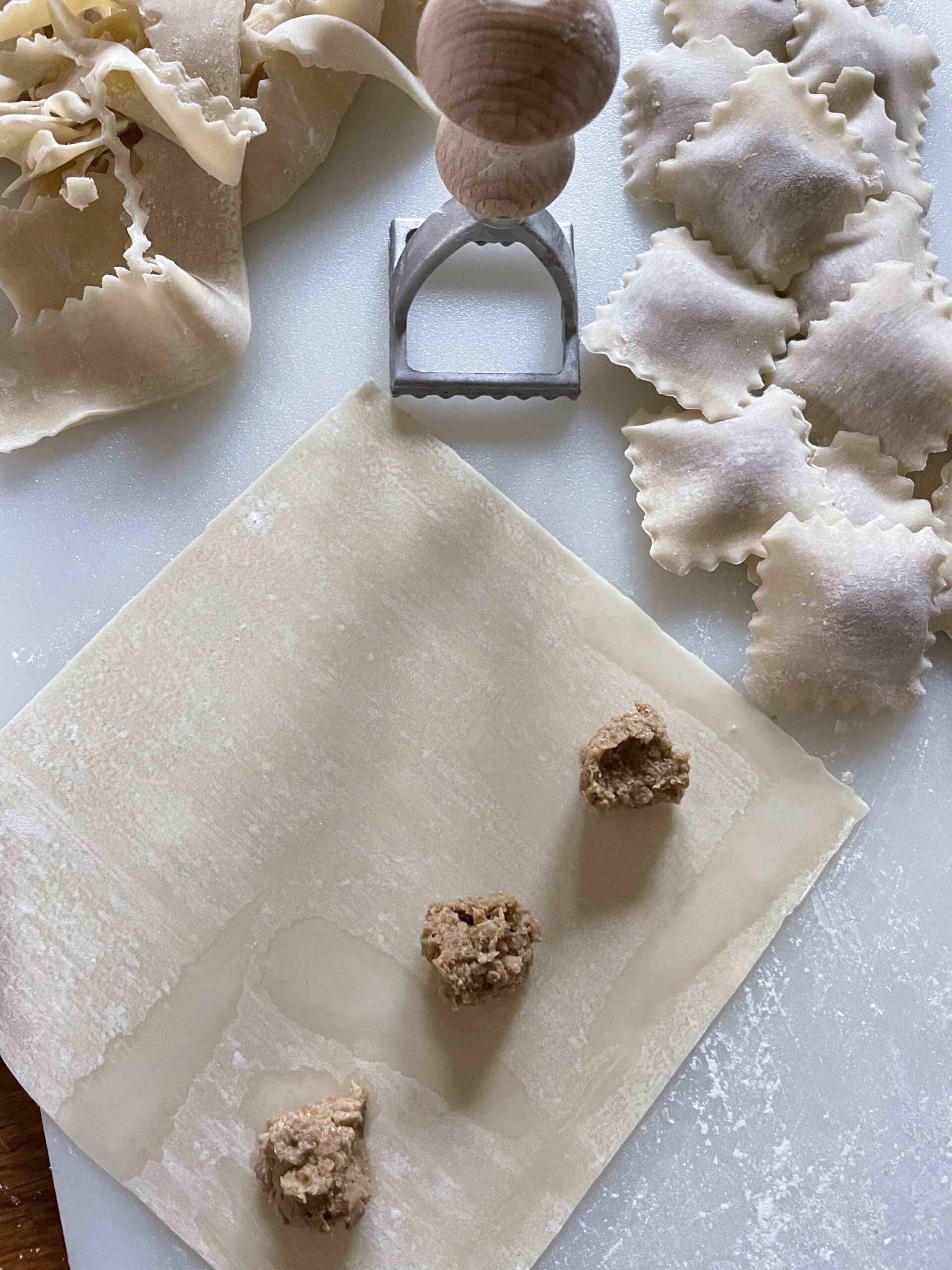Fig and Goat Cheese Ravioli with Brown Butter