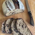 Sourdough rye bread recipes bring nutty, earthy flavor like this buckwheat sourdough whole grain bread with figs by Sarah Owens.