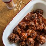 Need meatball appetizer ideas? Add spice! Pull out the toothpicks to spear Moroccan Spiced California Fig Meatball Appetizers.