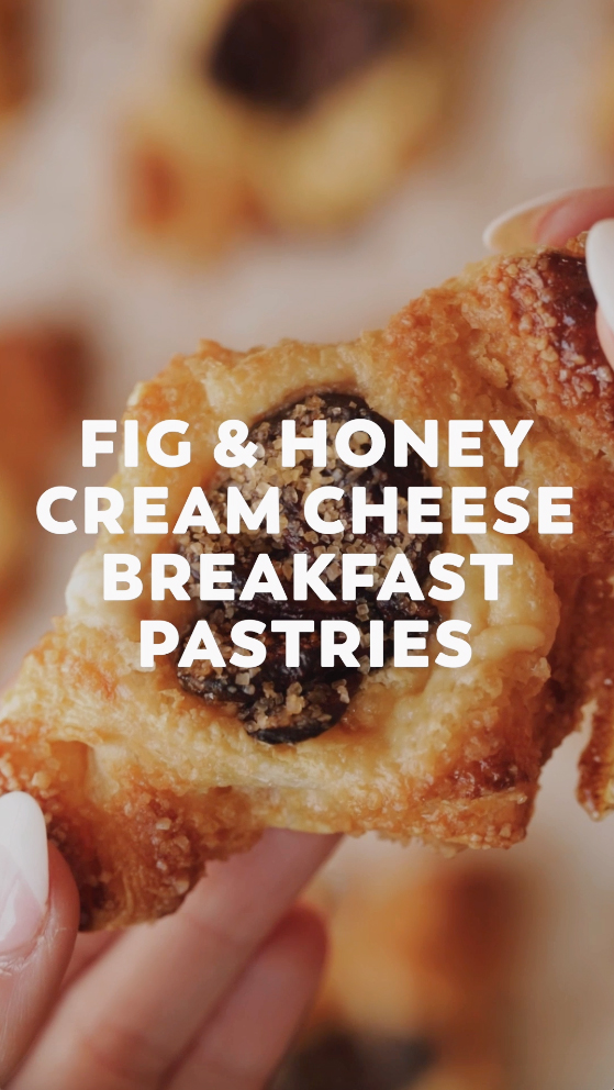 fig honey breakfast pastries
