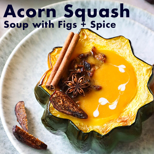 Veganuary recipes: acorn squash soup