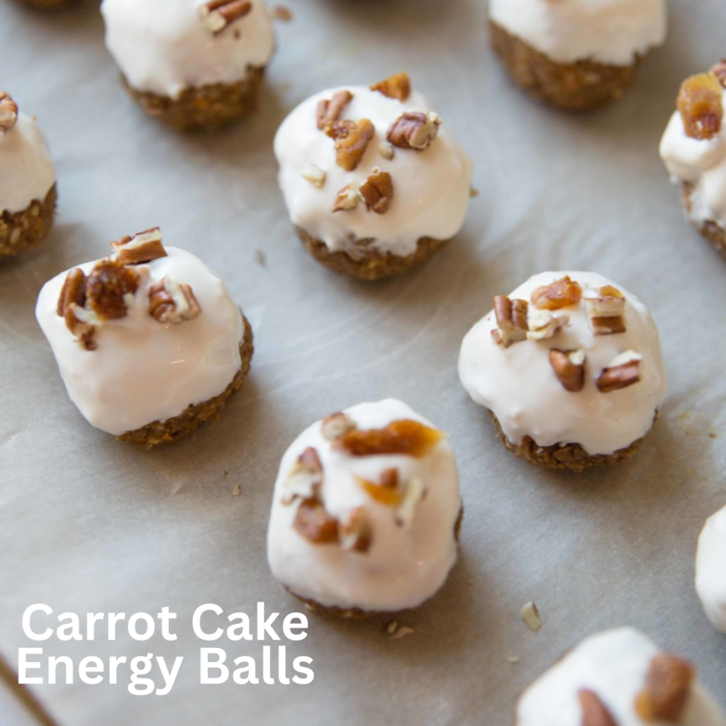 carrot cake energy balls