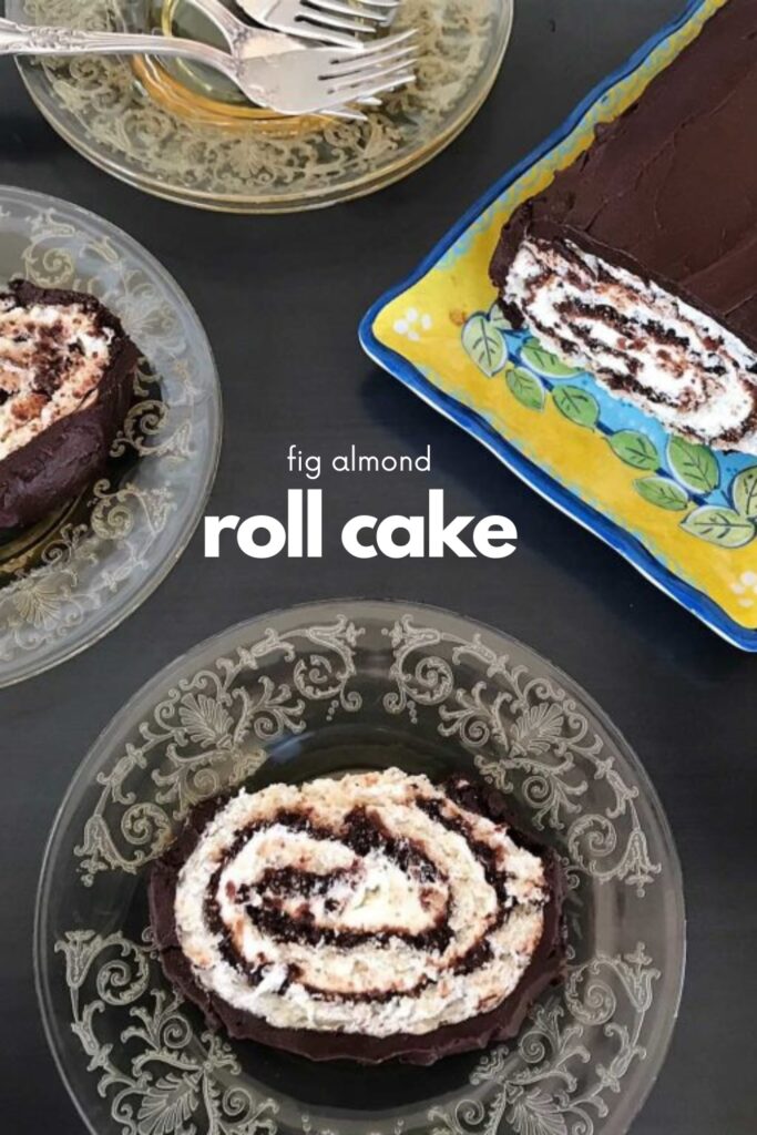 fig almond roll cake