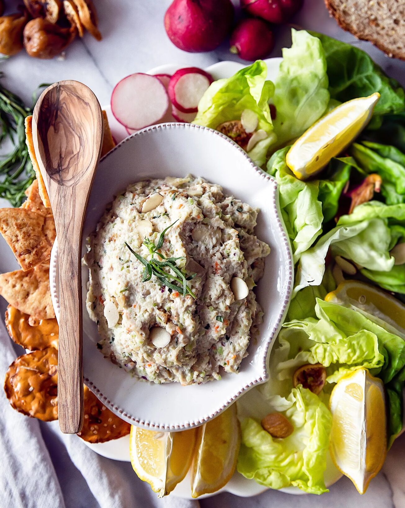 chicken salad with figs - food and flair